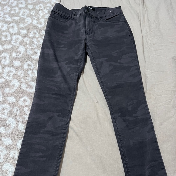 Skinny camouflage pants camo gray women’s express 6 long - Picture 1 of 4